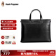 暇步士（Hush Puppies）公文包男士手提包真皮商務(wù)出差男包新款上班族便攜單肩斜挎電腦包 黑色  HA-1471730W-571 14英寸