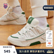 蓋世威（K·SWISS）板鞋男女春季新款時尚防滑耐磨運動板鞋9273-US 108溫布爾登白/夢幻銀/灌木綠 37 尺碼偏小，推薦拍大一碼