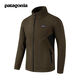 PATA巴塔戶(hù)外哥尼亞抓絨衣男士戶(hù)外防寒保暖休閑夾克羊羔絨運動(dòng)外套 巴塔哥尼亞-軍綠色 L 125-145斤