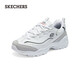 斯凱奇（Skechers）摩卡熊女鞋厚底老爹鞋學(xué)院風(fēng)增高透氣運動(dòng)小白鞋150231