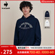 樂(lè )卡克法國公雞男女款網(wǎng)球系列舒適休閑連帽衛衣L241UCNA2105 藏青色/D01 M (170)