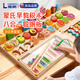 翎喏【百萬(wàn)熱銷(xiāo)】英國蒙氏聰明板形狀配對拼裝積木0-3歲寶寶益智玩具 八合一【聰明板】