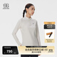 KOLON SPORT/可隆戶(hù)外休閑衣 女子防曬UPF50+接觸涼感微拉絨長(cháng)袖T恤 LKZT5AN054-CR 奶油白 M 165/88A