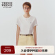 Teenie Weenie小熊短袖T恤女2025年夏季新款休閑白小T多巴胺清新打底上衣