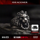 IDEAGEMER925銀獅子王戒指男士個(gè)性霸氣復古小眾設計感國潮百搭男生指環(huán)潮 S925銀獅子戒指【開(kāi)口可調節】