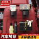 樂淇萊汽車座椅后排水杯架車載水杯架背收納袋多功能座椅后背水杯架掛鉤 黑色 2個(gè)裝