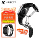 柯比特蘋果S10手表表帶iwatch9愛馬仕同款applewatch10氟橡膠kilim折疊扣ultra2夏s8s7se運動男女款防水 黑色—氟橡膠折疊扣 49mm【適用Ultra/Ultra2】