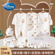 迪士尼（Disney）新生兒衣服禮盒嬰兒純棉套裝初出生滿月寶寶套盒見面禮物用品大全 599保暖款，白色【禮盒】 59碼