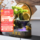 水源工坊假山流水噴泉客廳桌面擺件循環(huán)水辦公室循環(huán)水景擺件喬遷開(kāi)業(yè)禮品 H30066大帶霧