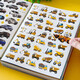 汽車工程車貼紙書交通工具貼貼畫2-3到6歲兒童早教啟蒙4男孩玩具 我愛的汽車貼貼畫【全套4本】
