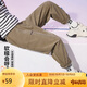 ASK JUNIOR男童褲子2025秋季兒童休閑純色長褲兒童運動跑步風(fēng) 駝色 160