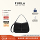 芙拉（FURLA）[11.11搶先購]【明星同款】FLOW中號牛皮女士手提包單肩斜挎包 黑色