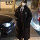 歐迪惠棉服女加厚連帽面包服2025年新款過(guò)膝棉衣女外套羽棉襖絨服女學(xué)生 黑色 S