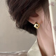 伊燦日韓冷淡風(fēng)金屬耳釘女小眾設計感氣質(zhì)耳飾2025年新款爆款高級耳環(huán) 冷淡風(fēng)金屬耳釘