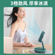 皇家惠人折疊伸縮可充電小風扇USB可蓄電電風扇電池小電扇戶外隨身便攜式風扇桌面靜音臺式風扇大風力 綠色5寸【充插兩用*2000mA】3擋風速 秒折疊