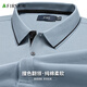 杉杉（FIRS）【純棉透氣】短袖T恤男士夏季商務(wù)休閑親膚翻領(lǐng)紐扣上衣男裝體恤