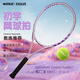 WITESS目擊者復合碳素網(wǎng)球拍單拍入門(mén)網(wǎng)球比賽訓練網(wǎng)拍送禮包時(shí)尚紫