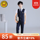 G.DUCKKIDS小黃鴨兒童演出服中小學(xué)生朗誦服裝合唱服集體比賽主持人禮服合唱 男童短袖馬甲套裝領(lǐng)帶款 110cm