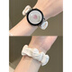 方哲品牌原裝適用華為gt5/gt4/gt3冰絲發(fā)圈細款表帶watch4pro/3pro女 星光色 華為GT5【41MM表盤】18mm
