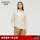 歌莉婭毛織開(kāi)衫早春新品小香風(fēng)高智感優(yōu)雅氣質(zhì)針織開(kāi)衫  1C9R6J510 05W米白 L