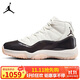 Jordan女休閑鞋喬丹AJ11櫻花康扣 JORDAN 11運動鞋AR0715-101白棕粉36.5