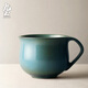 九土日式手工粗陶咖啡杯手沖復古馬克杯窯變簡(jiǎn)約家用單杯創(chuàng  )意情侶對杯 窯變綠