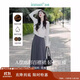 茵曼簡(jiǎn)約通勤百褶半身裙冬季女裝百搭A字大擺顯瘦中長(cháng)裙子 貴族灰 M