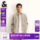 杰克·瓊斯（JACK&JONES）秋季新款潮流百搭舒適衣身圖案滿(mǎn)印翻領(lǐng)襯衫外套男裝225105021 E11卡其色 M