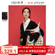 飛鳥和新酒黑色提花針織衫女開衫2025秋季新款復(fù)古顯瘦毛衫外套 黑色HCB01 L