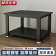 藝美天和（YIMEITIANHE）桌面鐵質(zhì)框架銀行收納架打印機置物架冰箱架子消毒柜支架 高款（黑架+黑色） 50*50*45