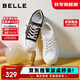 百麗休閑百搭小白鞋女商場(chǎng)簡(jiǎn)約板鞋A6M1DAM4 白色 37