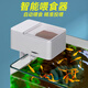 耐恩樂魚缸自動喂食器小型智能定時喂魚器投料機電動魚料器水族箱投食器 【白色FW-1】 4檔可調(diào)(約100ml)
