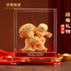 菲斯鉑亞絨沙金結(jié)婚禮物送新人創(chuàng)意實(shí)用新婚擺件閨蜜朋友訂婚紀(jì)念定制禮品 絨沙金大號(hào)百年好合公仔