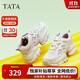 他她春秋厚底透氣老爹鞋女鞋網(wǎng)面增高運(yùn)動(dòng)鞋新款WOG16BM4白/灰紫 37