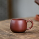 茗陽 宜興原礦紫砂茶杯茶配件純手工品茗杯主人杯子底槽青帶把小鼓杯 單個價