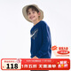 NIKE3BRAND 耐克童裝男女童純棉衛衣25春季舒適毛圈兒童上衣內搭
