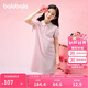 巴拉巴拉女童裙子兒童連衣裙2025夏裝中大童洋氣撞色Polo裙208225111011
