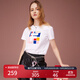 FILA 斐樂女裝官方女士短袖T恤夏季休閑運(yùn)動(dòng)內(nèi)搭t恤運(yùn)動(dòng)上衣 標(biāo)準(zhǔn)白-F11W118151F L （170/88A/L）