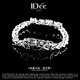 IDee  CREATIVE IDER FOR YOU法國IDee骷髏頭手鏈男歐美潮牌個性朋克風(fēng)飾品復(fù)古嘻哈配飾禮物 鏈長：22.5CM 寬：1.2CM