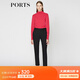 PORTS寶姿商場(chǎng)同款秋冬新品女裝長(zhǎng)袖套頭衫LA9K503GZH008 杜鵑紅 S
