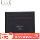 ELLE HOMME 男士商務(wù)時(shí)尚卡包 超薄迷你卡片包 多卡位牛皮銀行卡夾卡套ED786504040黑色
