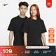耐克男子寬松純棉T恤舒適休閑刺繡個(gè)性針織棉NIKE DO7393 010黑/(黑) XL