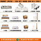 沐翼全屋家具組合套餐出租屋三室兩房套裝民宿全套簡約風(fēng)成套北歐家居 兩室兩廳【帶衣柜】 組合