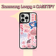 CASETIFY Zanmang Loopy x CASETiFY聯(lián)名 Loopy2D貼紙 適用于iPhone13/14/15/16 Plus/Pro/Max手機殼 鏡面黑框Magsafe iPhon