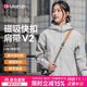 ulanzi優(yōu)籃子小隼Maglink相機肩帶磁吸快拆扣V2單反背帶微單減壓斜挎攝影脖子掛繩適用索尼佳能尼康富士 新款磁吸快扣肩帶V2【Lite·雪巖灰】