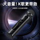 聽(tīng)聲者擴音器麥克風(fēng)大音量藍牙音箱一體家用KTV戶(hù)外無(wú)線(xiàn)話(huà)筒自帶聲卡唱歌好音質(zhì)音響可插內存卡便攜式 黑色-高性?xún)r(jià)比V金屬材質(zhì)V防嘯叫升級