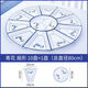 網(wǎng)紅拼盤(pán)青花瓷擺菜套盤(pán)年夜飯聚會(huì )圓桌菜盤(pán)子碗碟勺組合餐具套裝 青花瓷10盤(pán)+太極盤(pán)直徑 80cm
