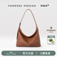 VANESSA HOGAN【張雅欽同款】VH女包欣冉hobo包頭層植鞣牛皮質(zhì)感斜挎腋下單肩包