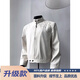 普戈斯Hype yourself短款墊肩荊棘夾克美式高街立領(lǐng)棒球服外套男款秋冬 白色升級款 8XL M105-120斤可穿