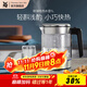 WMF福騰寶不銹鋼 玻璃可調溫電茶壺燒水壺保溫茶壺電熱水壺 1L